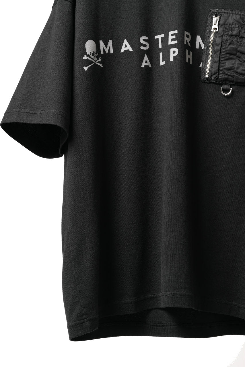 mastermind WORLD x ALPHA INDUSTRIES CIGER POCKET TEE (BLACK)