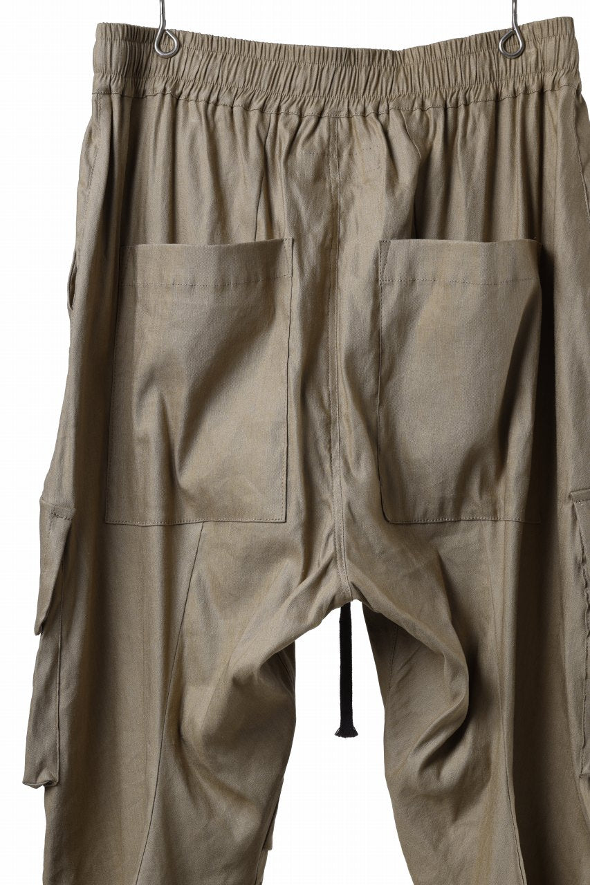 A.F ARTEFACT CARGO JOHDPURS / STRETCH LINEN (BEIGE)