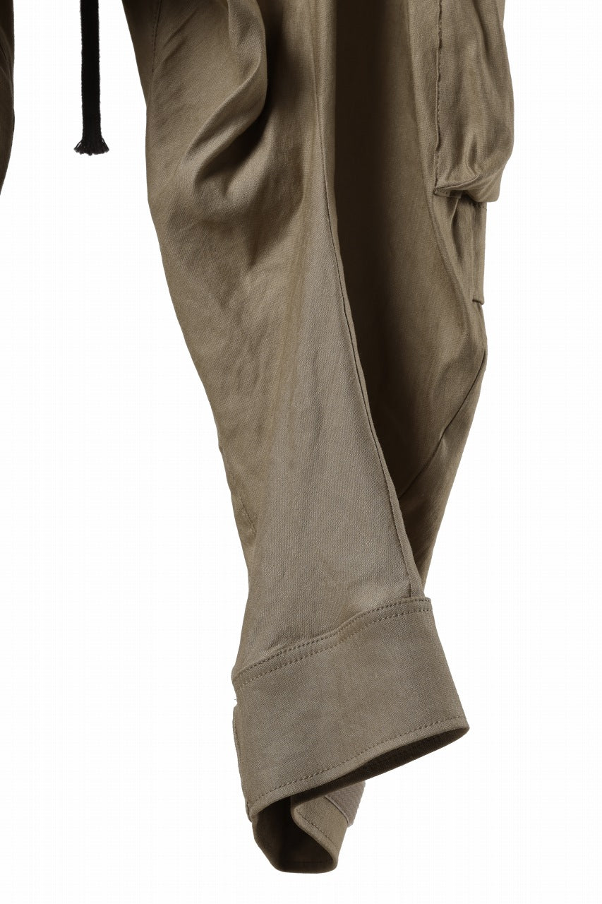 A.F ARTEFACT CARGO JOHDPURS / STRETCH LINEN (BEIGE)