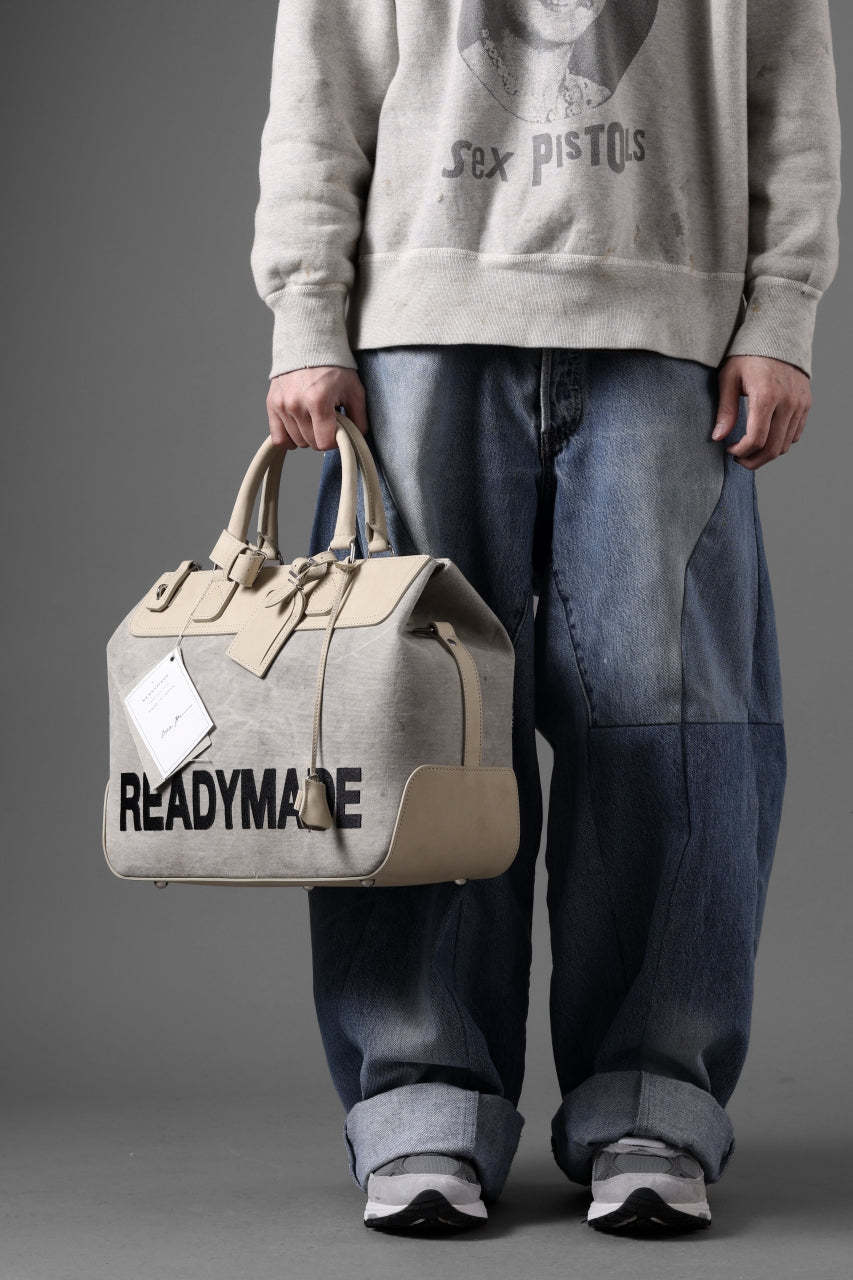 READYMADE GYM BAG MEDIUM (WHITE)