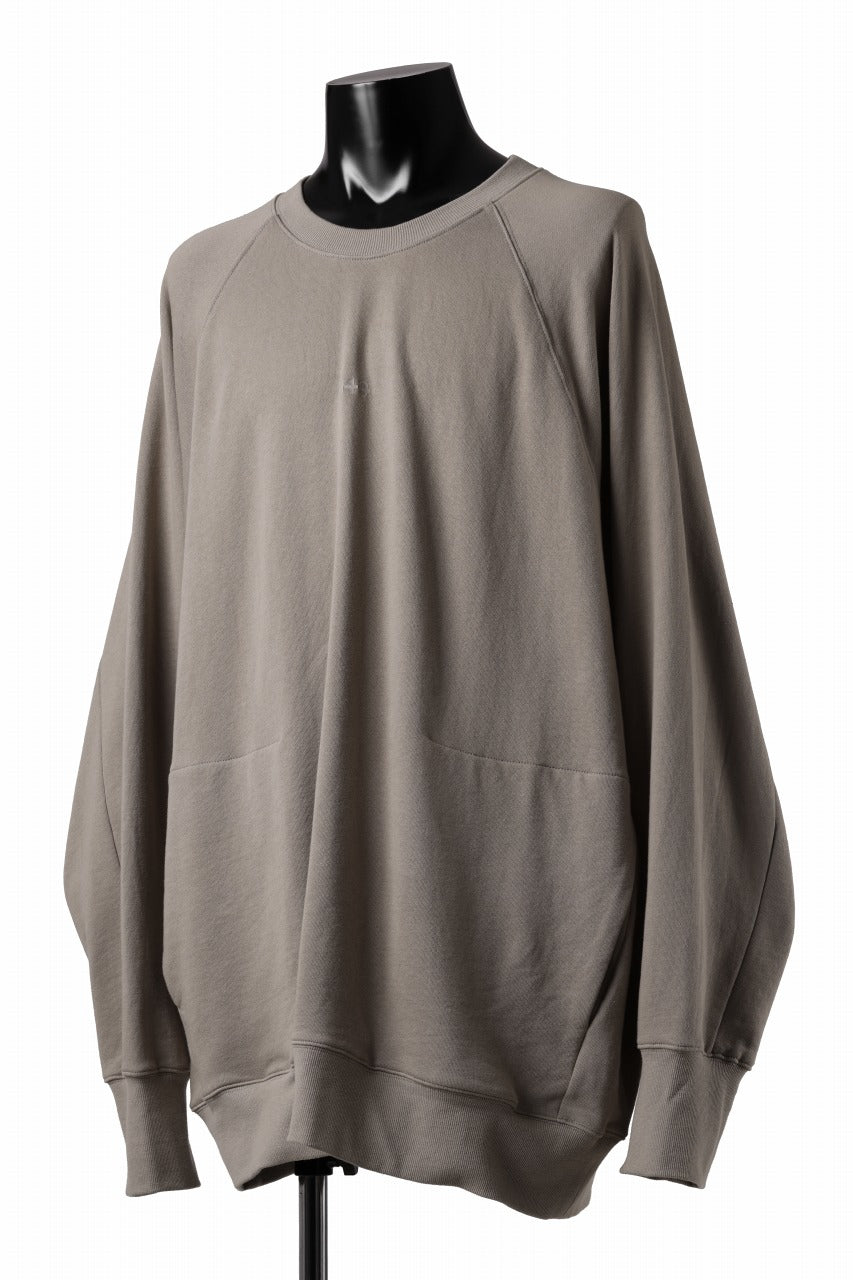 A.F ARTEFACT RAGLAN SWEAT TOP / PRINT BACK LOGO (BEIGE)