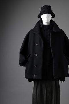 画像をギャラリービューアに読み込む, forme d&#39;expression Bomber Short Coat (Black)