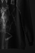 Load image into Gallery viewer, CHANGES exclusive VINTAGE REMAKE L/S TOPS (MULTI BLACK #M)