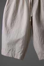 Load image into Gallery viewer, sus-sous atelier trousers / cotton linen canvas (ecru)