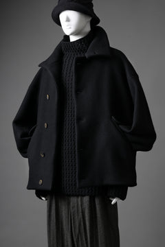 画像をギャラリービューアに読み込む, forme d&#39;expression Bomber Short Coat (Black)