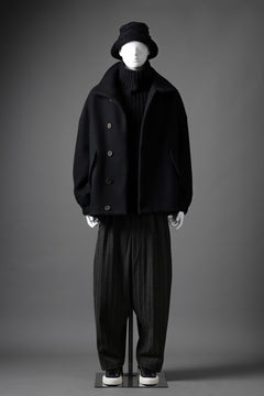 画像をギャラリービューアに読み込む, forme d&#39;expression Bomber Short Coat (Black)