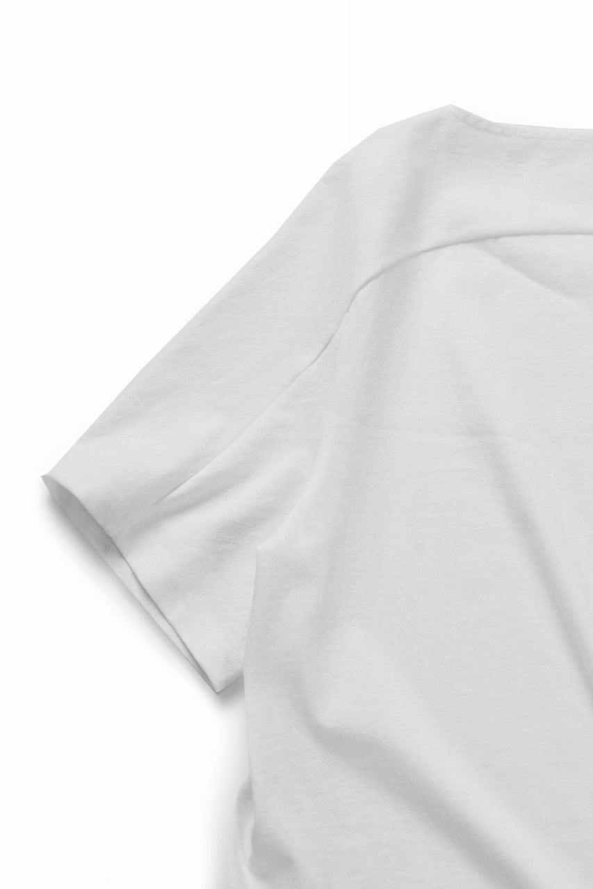 画像をギャラリービューアに読み込む, OPPOSE DUALITY ONEPIECE SLEEVE T-SHIRTS / RB COTTON JERSEY (WHITE)