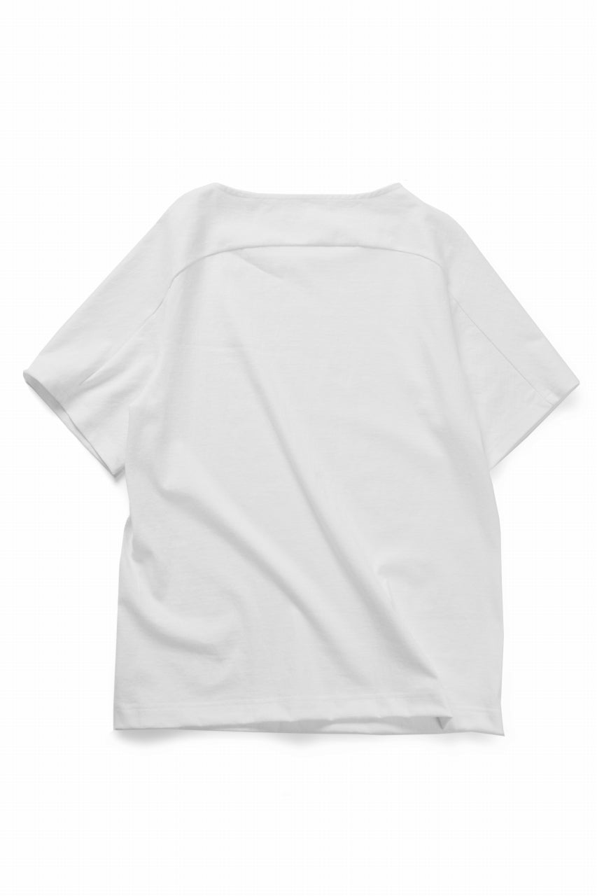 OPPOSE DUALITY ONEPIECE SLEEVE T-SHIRTS / RB COTTON JERSEY (WHITE)