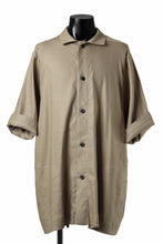 画像をギャラリービューアに読み込む, A.F ARTEFACT HALF SLEEVE SHIRT / STRETCH LINEN (BEIGE)