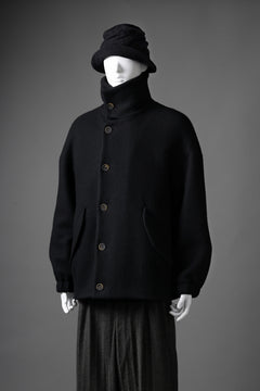 画像をギャラリービューアに読み込む, forme d&#39;expression Bomber Short Coat (Black)