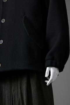 画像をギャラリービューアに読み込む, forme d&#39;expression Bomber Short Coat (Black)