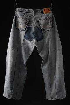 画像をギャラリービューアに読み込む, READYMADE DENIM PANTS (WIDE) / (BLUE #A)