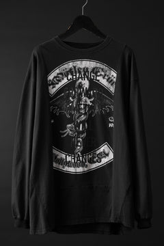 Load image into Gallery viewer, CHANGES exclusive VINTAGE REMAKE L/S TOPS (MULTI BLACK #S)