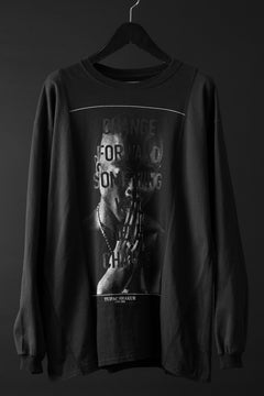 Load image into Gallery viewer, CHANGES exclusive VINTAGE REMAKE L/S TOPS (MULTI BLACK #T)