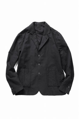 thom/krom 4 BUTTON BLAZER / WASHED LINEN/COTTON (BLACK)