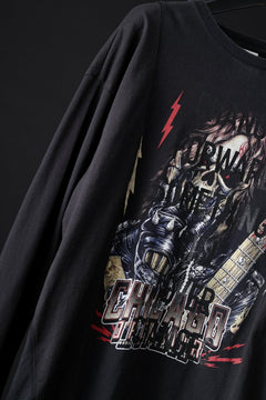Load image into Gallery viewer, CHANGES exclusive VINTAGE REMAKE L/S TOPS (MULTI BLACK #X)