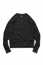 画像をギャラリービューアに読み込む, thom/krom ROUND NECK SWEAT TOP / STRUCTED SOFT JERSEY (BLACK)