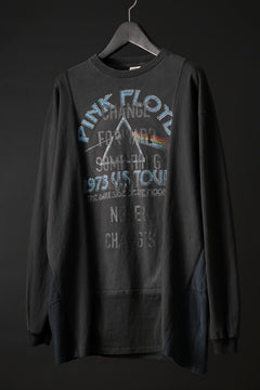 Load image into Gallery viewer, CHANGES exclusive VINTAGE REMAKE L/S TOPS (MULTI BLACK #Y)