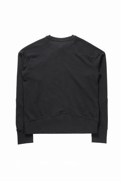 画像をギャラリービューアに読み込む, thom/krom ROUND NECK SWEAT TOP / STRUCTED SOFT JERSEY (BLACK)