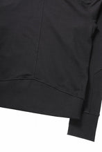 画像をギャラリービューアに読み込む, thom/krom ROUND NECK SWEAT TOP / STRUCTED SOFT JERSEY (BLACK)