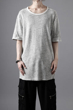 Load image into Gallery viewer, thom/krom SLIM FIT SHORT SLEEVE TEE / LINEN COTTON JERSEY (CREAM T10)