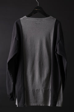 Load image into Gallery viewer, CHANGES exclusive VINTAGE REMAKE L/S TOPS (MULTI BLACK #A&#39;)