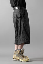 画像をギャラリービューアに読み込む, A.F ARTEFACT ZIP FOLDING TUCK SHORTS / PAISLEY JACQUARD (BLACK)