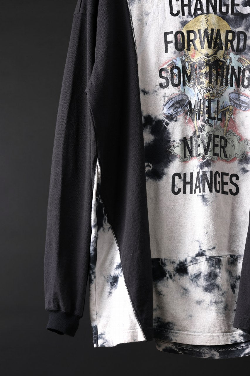 Load image into Gallery viewer, CHANGES exclusive VINTAGE REMAKE L/S TOPS (MULTI BLACK #C&#39;)