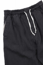 Load image into Gallery viewer, YUTA MATSUOKA baggy pants / high density canvas linen (black)