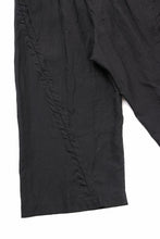 画像をギャラリービューアに読み込む, YUTA MATSUOKA baggy pants / high density canvas linen (black)