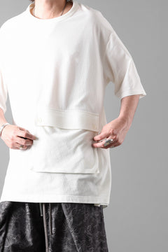 Load image into Gallery viewer, Y-3 Yohji Yamamoto POCKET S/S TEE / CREPE COTTON JERSEY (OFF WHITE)