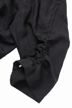 画像をギャラリービューアに読み込む, YUTA MATSUOKA baggy pants / high density canvas linen (black)