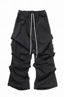 A.F ARTEFACT EXTREME WIDE BAGGY PANTS / PURE DENIM (BLACK)