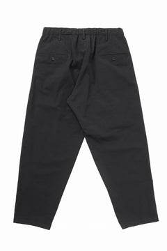 画像をギャラリービューアに読み込む, Y&#39;s for men WAIST STRING PANTS / COTTON-LINEN CANVAS (BLACK)