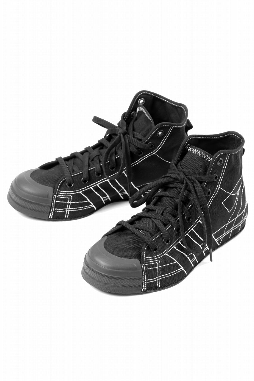 Y-3 Yohji Yamamoto NIZZA HIGH CUT SNEAKER (BLACK)