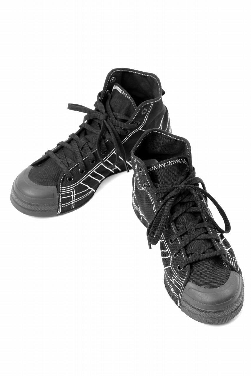 Y-3 Yohji Yamamoto NIZZA HIGH CUT SNEAKER (BLACK)