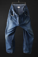 CHANGES REMAKE PAINTER DENIM PANTS with APRON PARTS (INDIGO #C)