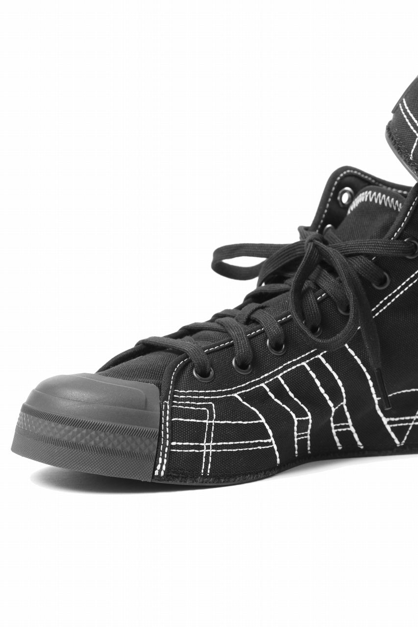 Y-3 Yohji Yamamoto NIZZA HIGH CUT SNEAKER (BLACK)