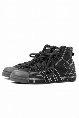 Y-3 Yohji Yamamoto NIZZA HIGH CUT SNEAKER (BLACK)