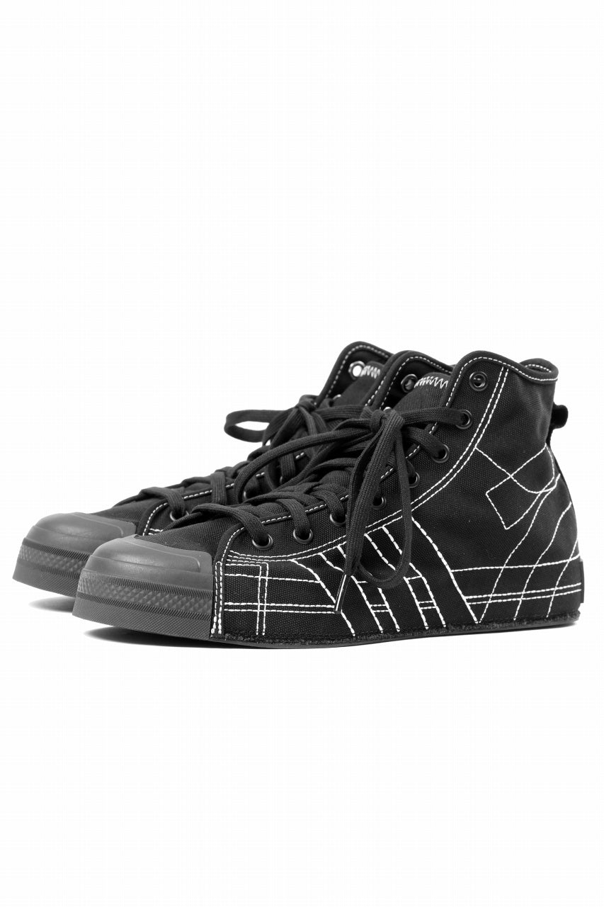 Y-3 Yohji Yamamoto NIZZA HIGH CUT SNEAKER (BLACK)