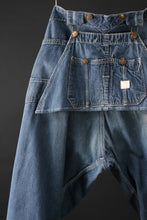 Load image into Gallery viewer, CHANGES REMAKE PAINTER DENIM PANTS with APRON PARTS (INDIGO #C)