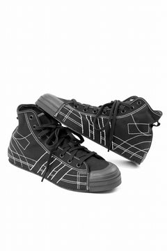 画像をギャラリービューアに読み込む, Y-3 Yohji Yamamoto NIZZA HIGH CUT SNEAKER (BLACK)