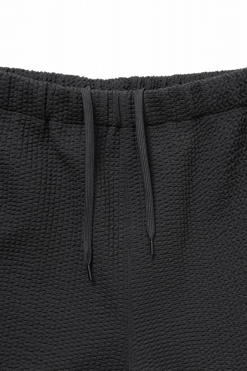 D-VEC WAFFLE KNIT SHORT PANTS (BLACK)