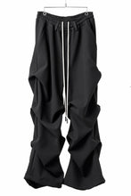 画像をギャラリービューアに読み込む, A.F ARTEFACT EXTREME WIDE BAGGY PANTS / KNIT JERSEY (BLACK)