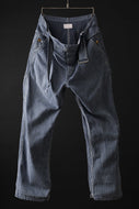 CHANGES REMAKE PAINTER HICKORY DENIM PANTS with APRON PARTS (INDIGO)