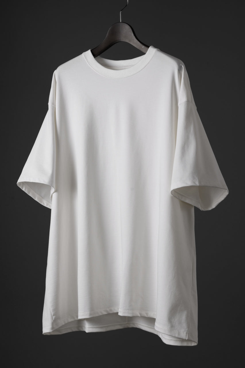 CAPERTICA BIG TEE / SOFT TWIST SUVIN COTTON (WHITE)