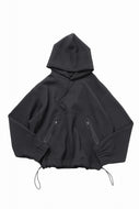 D-VEC WAFFLE KNIT PARKA (BLACK)