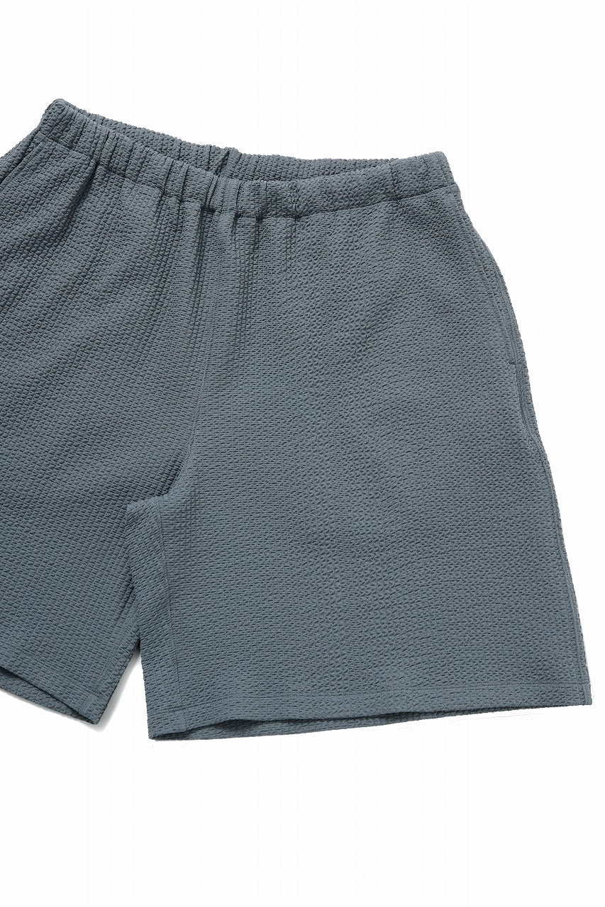 D-VEC WAFFLE KNIT SHORT PANTS (SEA SPRAY)