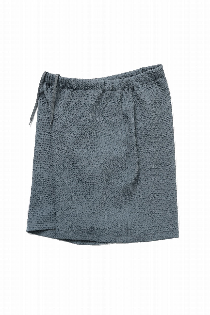 D-VEC WAFFLE KNIT SHORT PANTS (SEA SPRAY)