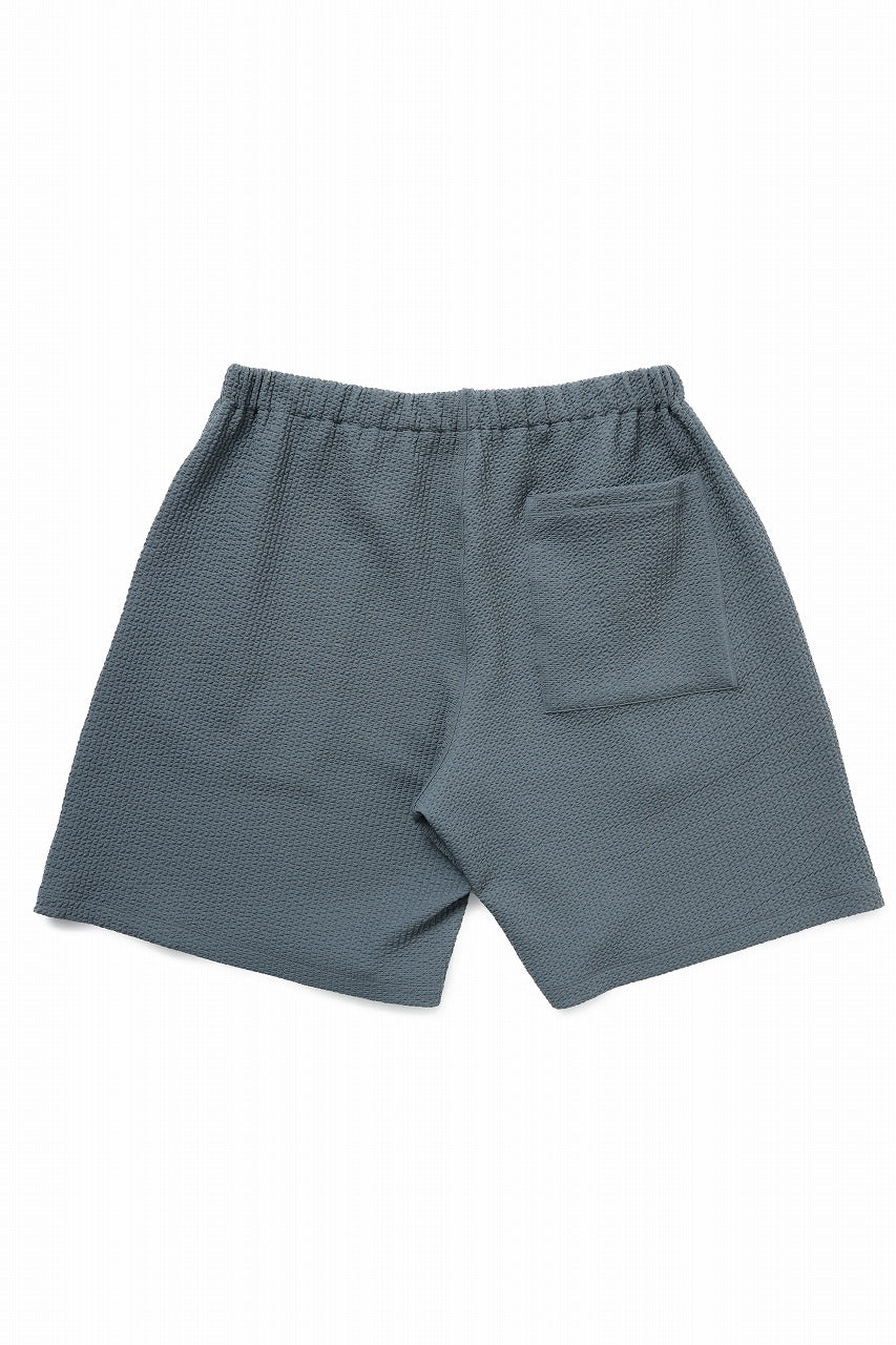 D-VEC WAFFLE KNIT SHORT PANTS (SEA SPRAY)